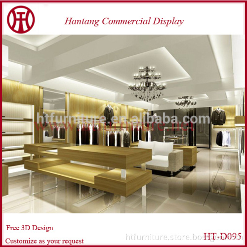 Shopping mall baby shop garment display rack for sale with mdf